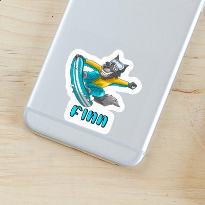 Finn Aufkleber Boarder Gift package Image