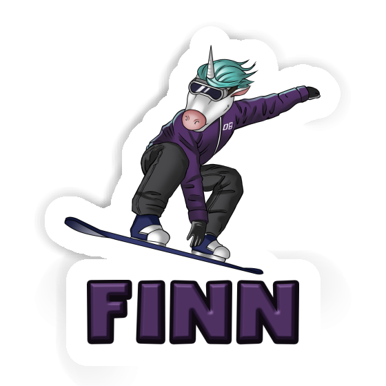 Autocollant Finn Snowboardeuse Laptop Autocollant Finn Snowboardeuse Laptop Image