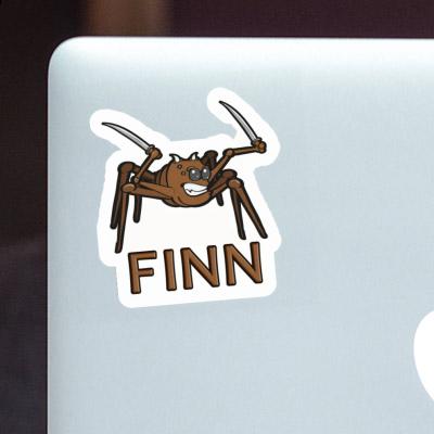 Spinne Sticker Finn Notebook Image