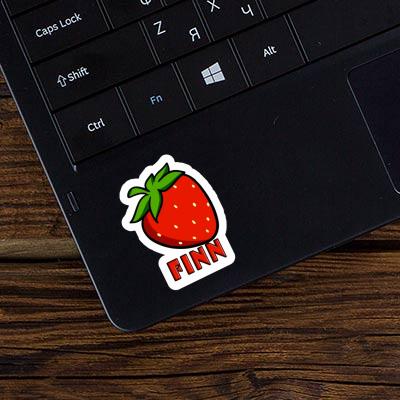 Sticker Strawberry Finn Laptop Image