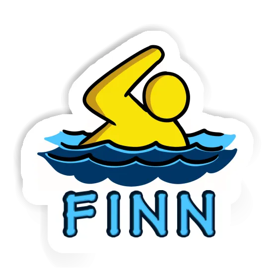 Sticker Schwimmer Finn Notebook Sticker Schwimmer Finn Gift package Image