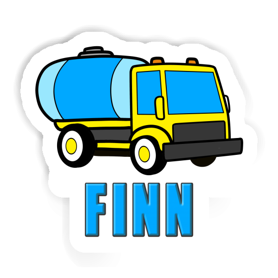 Autocollant Finn Camion d'eau Notebook Autocollant Finn Camion d'eau Notebook Image