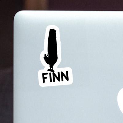 Autocollant Finn Windsurfer Notebook Autocollant Finn Windsurfer Gift package Image