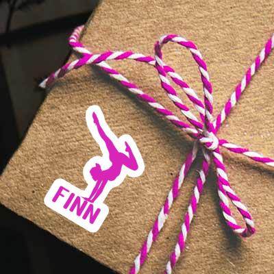 Sticker Yoga-Frau Finn Notebook Sticker Yoga-Frau Finn Gift package Image