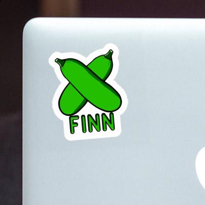 Aufkleber Zucchini Finn Notebook Aufkleber Zucchini Finn Notebook Image