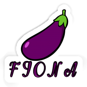 Sticker Aubergine Fiona Image