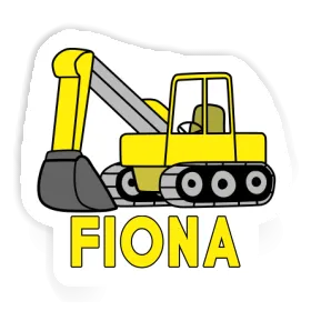 Sticker Fiona Excavator Image