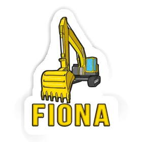 Fiona Sticker Excavator Image