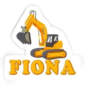 Sticker Fiona Excavator Image