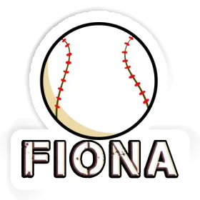 Fiona Sticker Baseball Image