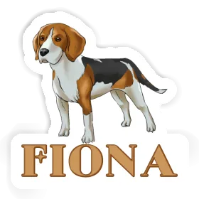 Sticker Fiona Beagle Image