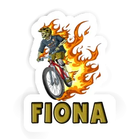 Fiona Sticker Freeride Biker Image