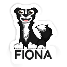 Fiona Sticker Border Collie Image