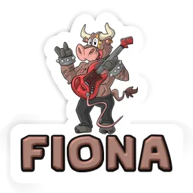 Fiona Sticker Gitarrist Image