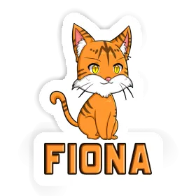 Autocollant Chat Fiona Image