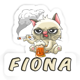 Autocollant Fiona Bad Cat Image