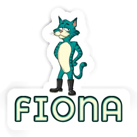 Sticker Fiona Cat Image