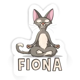 Sticker Yoga Fiona Image