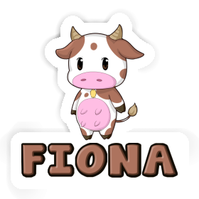 Sticker Fiona Cow Image