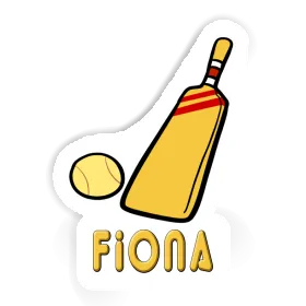 Cricket Bat Sticker Fiona Image