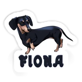 Dachshund Sticker Fiona Image