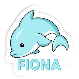 Sticker Dolphin Fiona Image