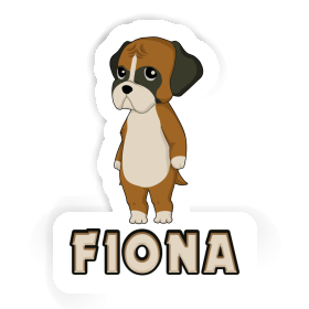 Boxer Sticker Fiona Image