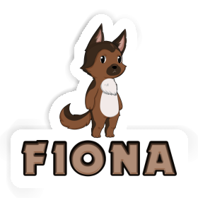 Sticker German Sheperd Fiona Image