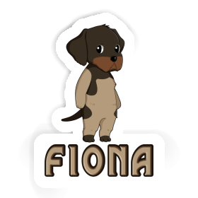 German Wirehaired Sticker Fiona Image