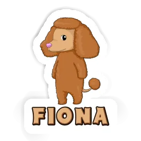 Sticker Fiona Poodle Image