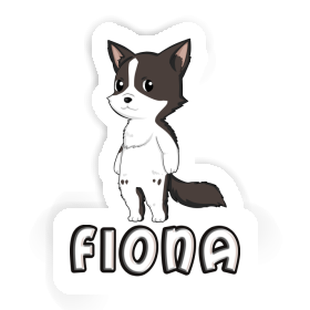 Border Collie Sticker Fiona Image