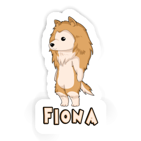 Sticker Fiona Collie Image