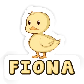 Sticker Fiona Duck Image