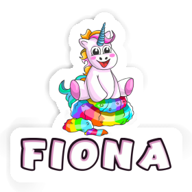 Baby Unicorn Sticker Fiona Image