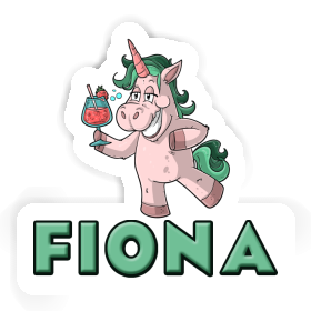 Party Unicorn Sticker Fiona Image