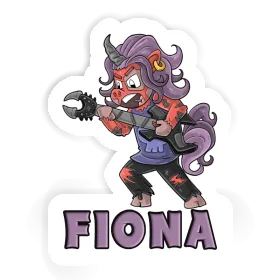 Rocking Unicorn Sticker Fiona Image