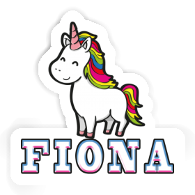 Unicorn Sticker Fiona Image