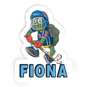 Fiona Sticker Hockey Player Image