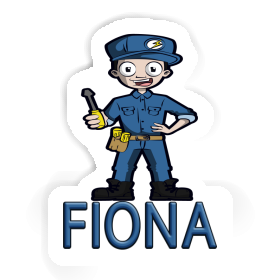 Electrician Sticker Fiona Image