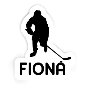 Fiona Autocollant Joueur de hockey Image