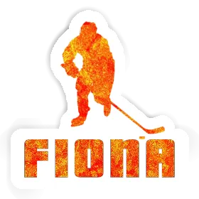 Sticker Fiona Hockey Player Image