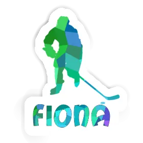 Sticker Hockey Player Fiona Image