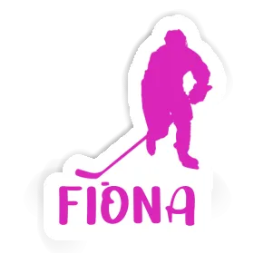 Joueuse de hockey Autocollant Fiona Image