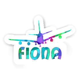 Sticker Airplane Fiona Image