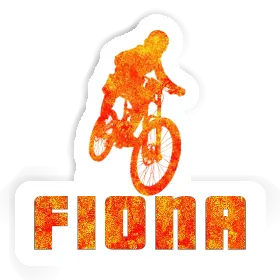 Freeride Biker Sticker Fiona Image