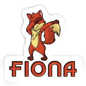 Sticker Fiona Dabbing Fox Image