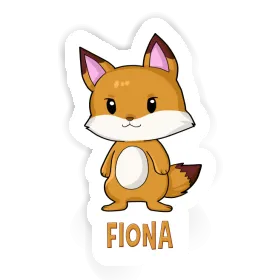 Fox Sticker Fiona Image