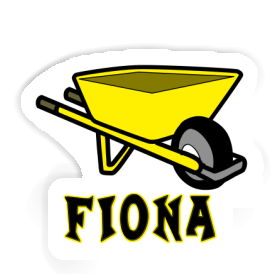 Wheelbarrow Sticker Fiona Image