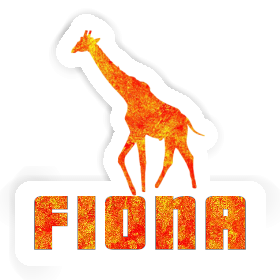 Sticker Giraffe Fiona Image