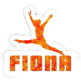 Sticker Fiona Gymnast Image